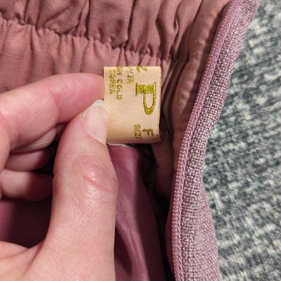 Dusty Rose Scalloped Shorts - Picture 7 of 9